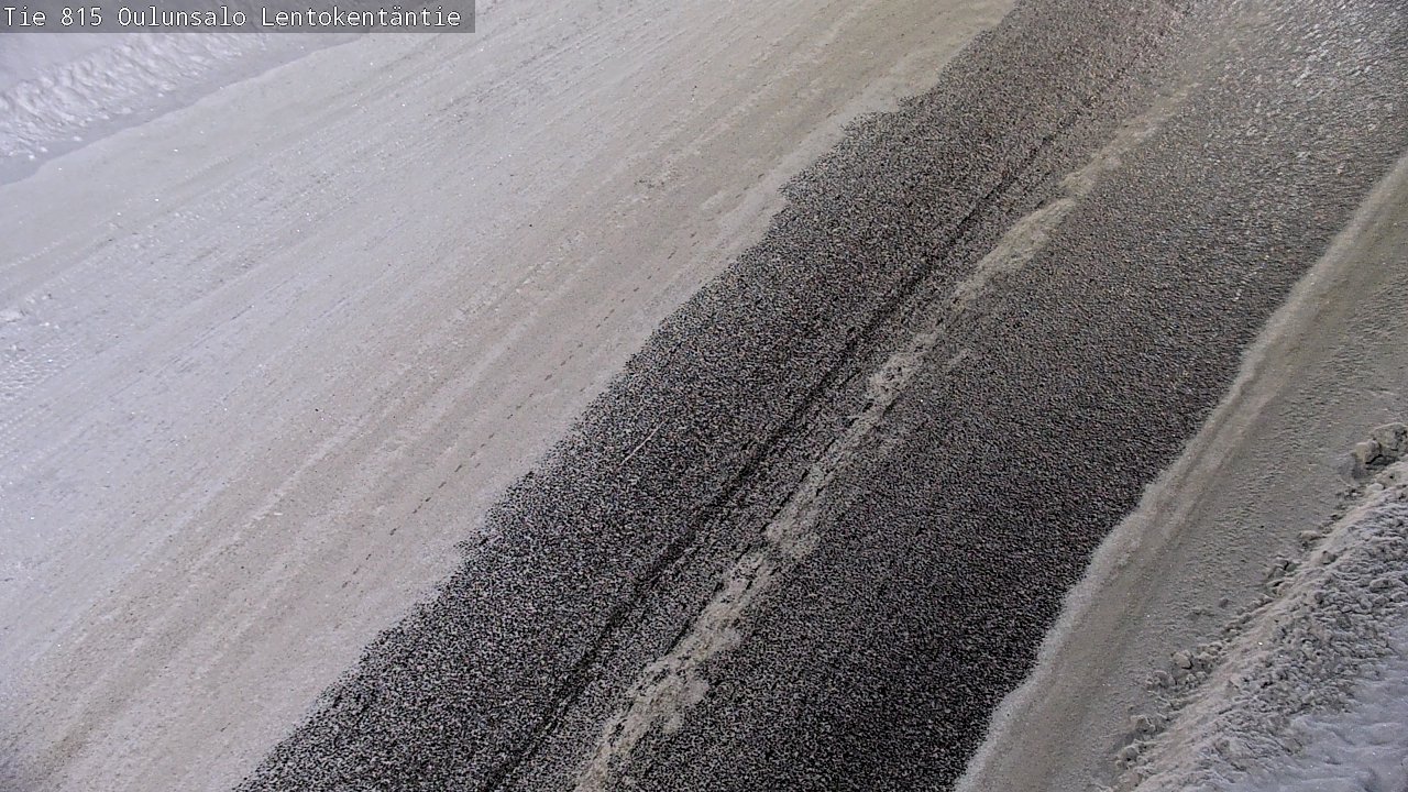 Weather Camera Image Road 816 Oulunsalo, Lentokentäntie, Oulu, Pohjois-Pohjanmaa