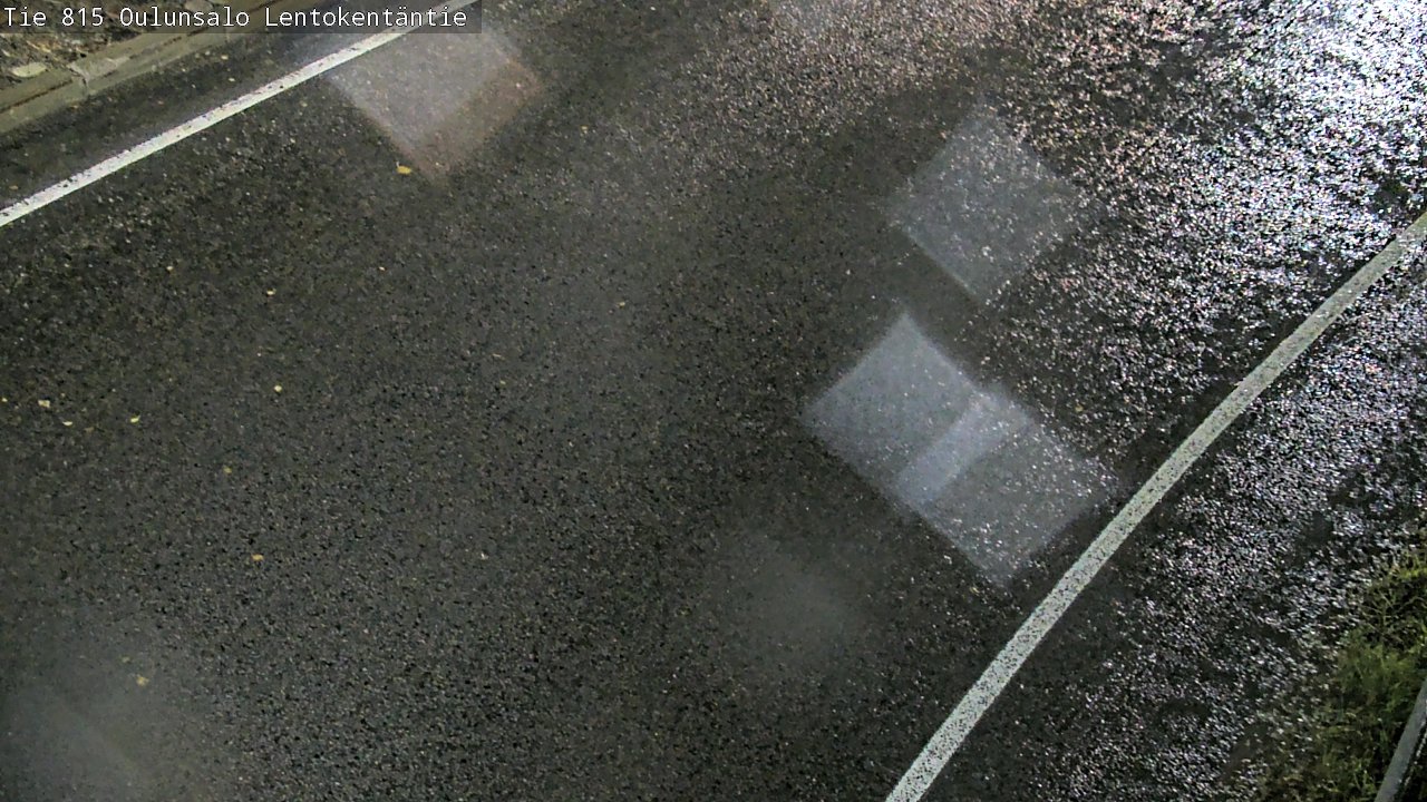 Weather Camera Image Väg 816 Uleåsalo, Lentokentäntie, Oulu, Pohjois-Pohjanmaa