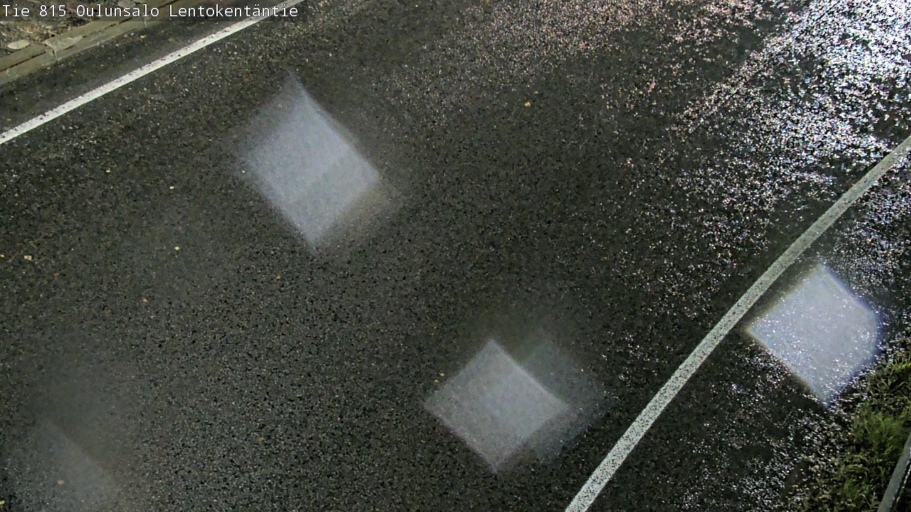 Weather Camera Image Väg 816 Uleåsalo, Lentokentäntie, Oulu, Pohjois-Pohjanmaa