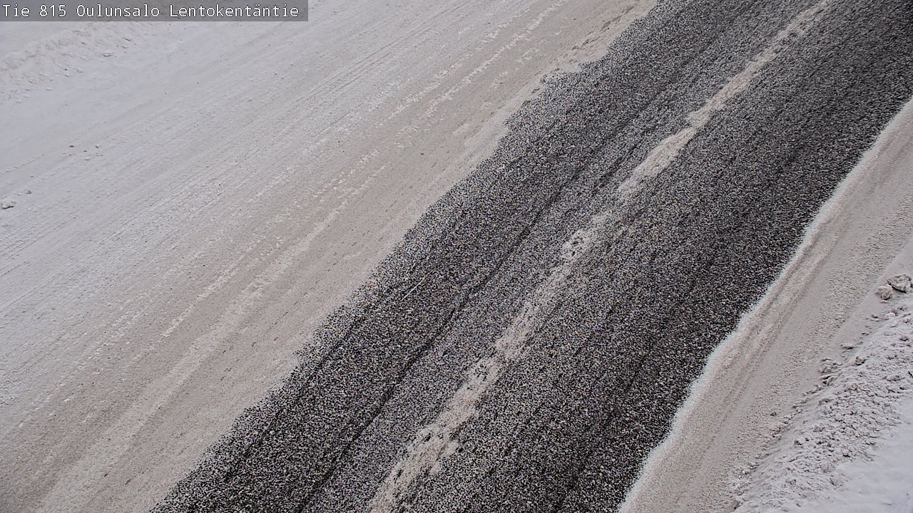 Weather Camera Image Road 816 Oulunsalo, Lentokentäntie, Oulu, Pohjois-Pohjanmaa