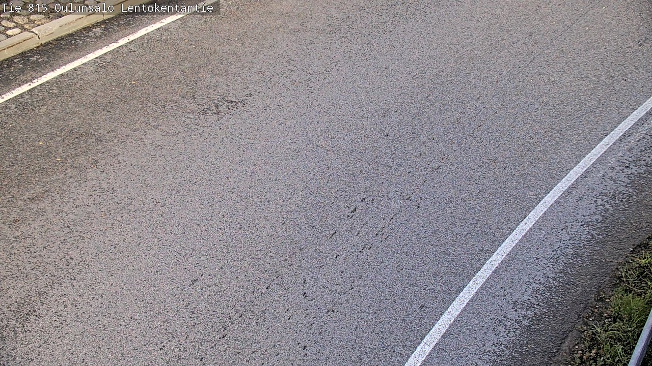 Weather Camera Image Väg 816 Uleåsalo, Lentokentäntie, Oulu, Pohjois-Pohjanmaa