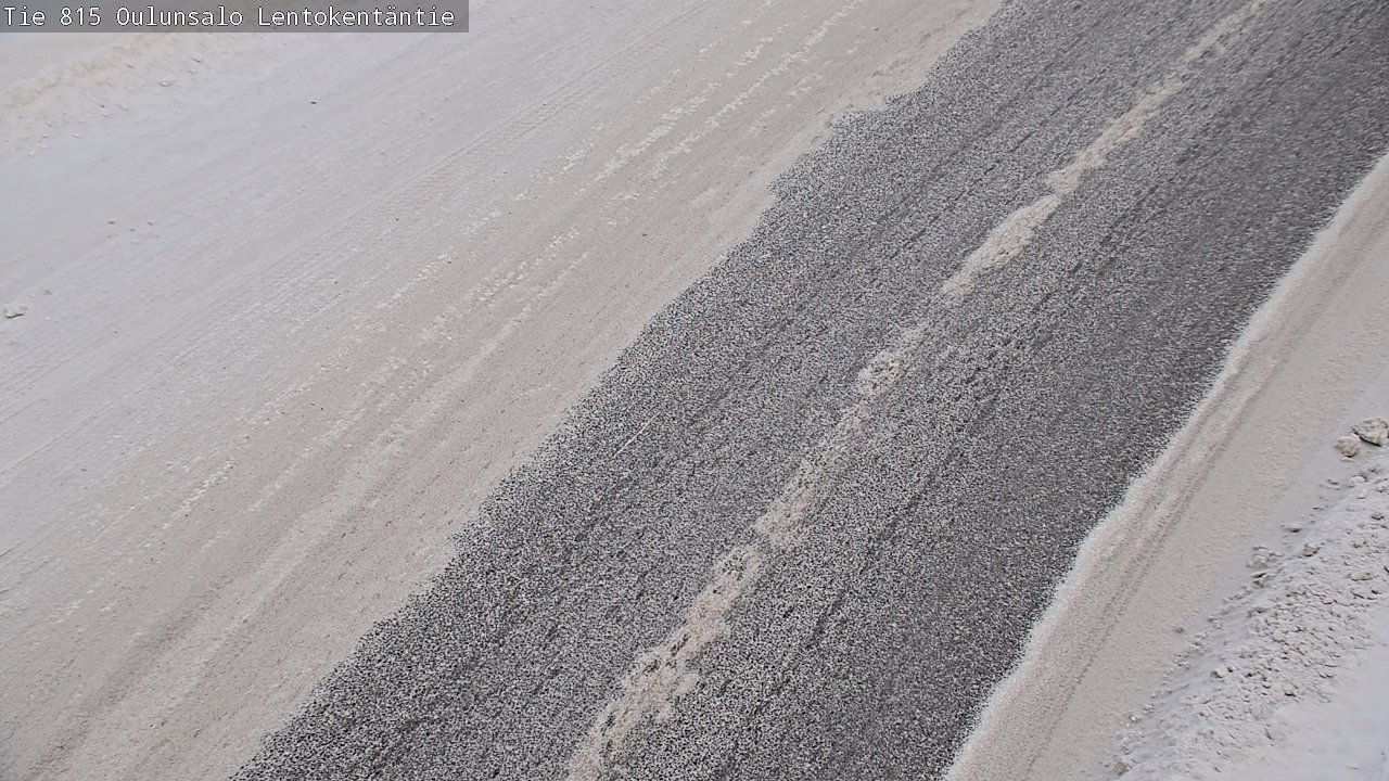 Weather Camera Image Road 816 Oulunsalo, Lentokentäntie, Oulu, Pohjois-Pohjanmaa