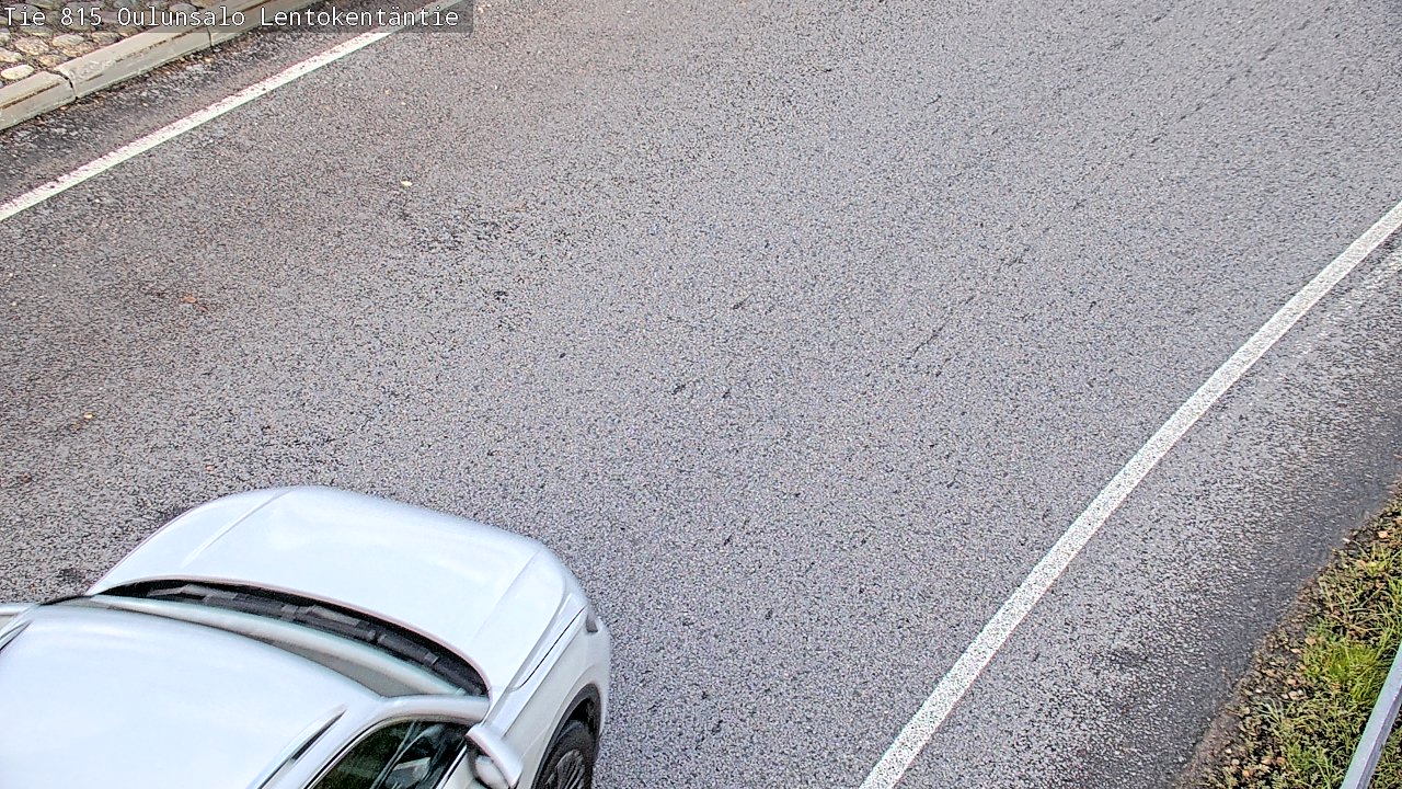 Weather Camera Image Väg 816 Uleåsalo, Lentokentäntie, Oulu, Pohjois-Pohjanmaa