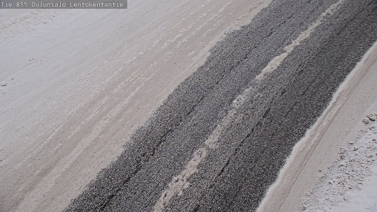 Weather Camera Image Road 816 Oulunsalo, Lentokentäntie, Oulu, Pohjois-Pohjanmaa