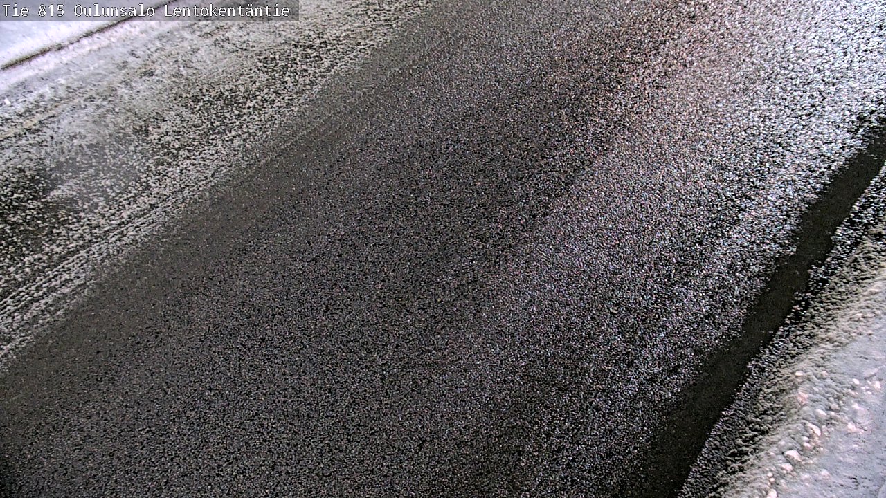 Weather Camera Image Väg 816 Uleåsalo, Lentokentäntie, Oulu, Pohjois-Pohjanmaa