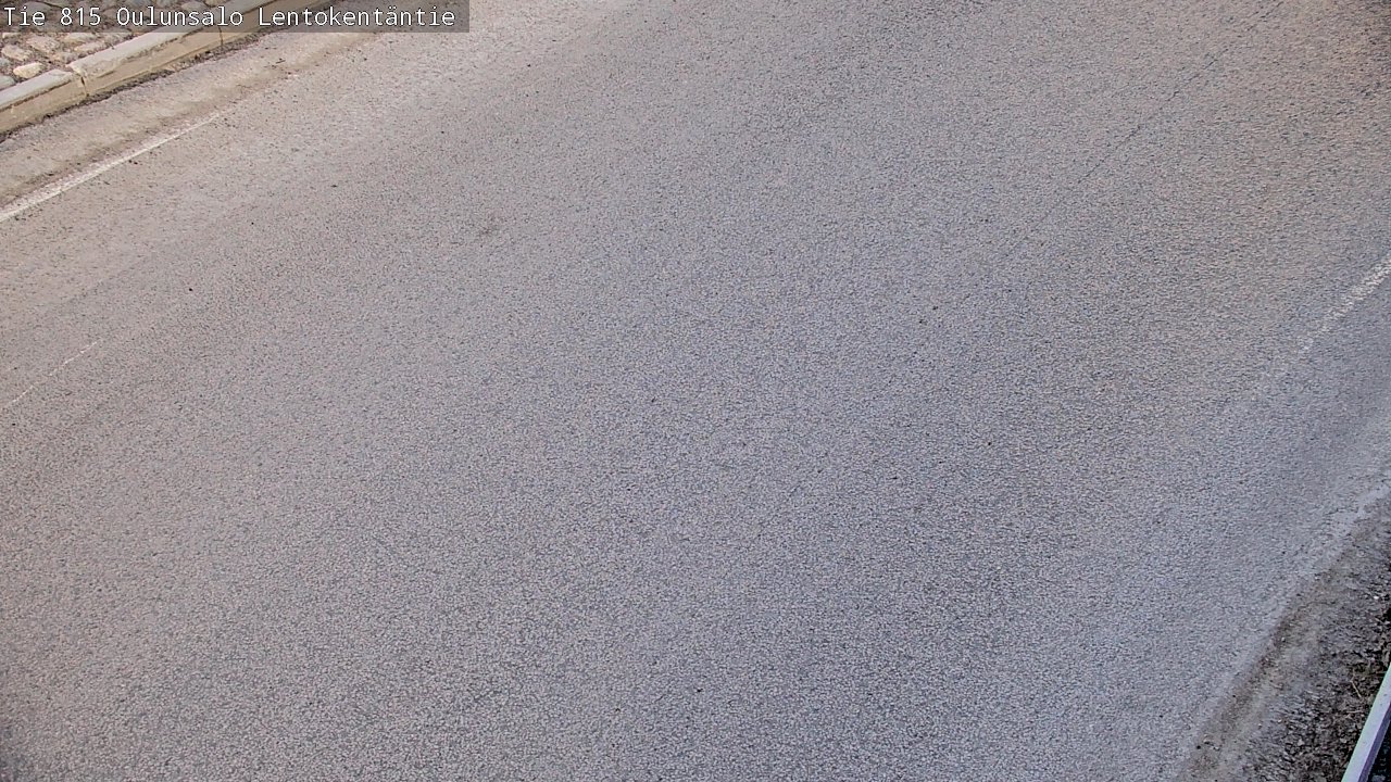 Weather Camera Image Väg 816 Uleåsalo, Lentokentäntie, Oulu, Pohjois-Pohjanmaa