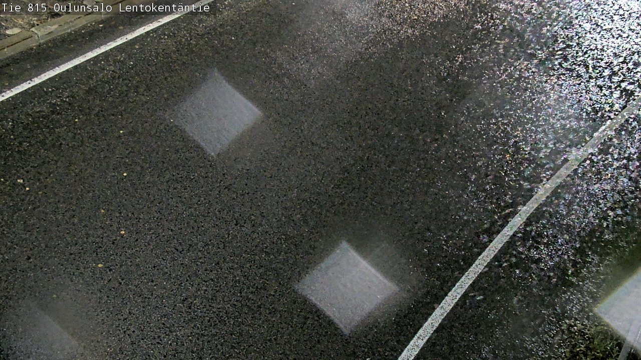 Weather Camera Image Väg 816 Uleåsalo, Lentokentäntie, Oulu, Pohjois-Pohjanmaa