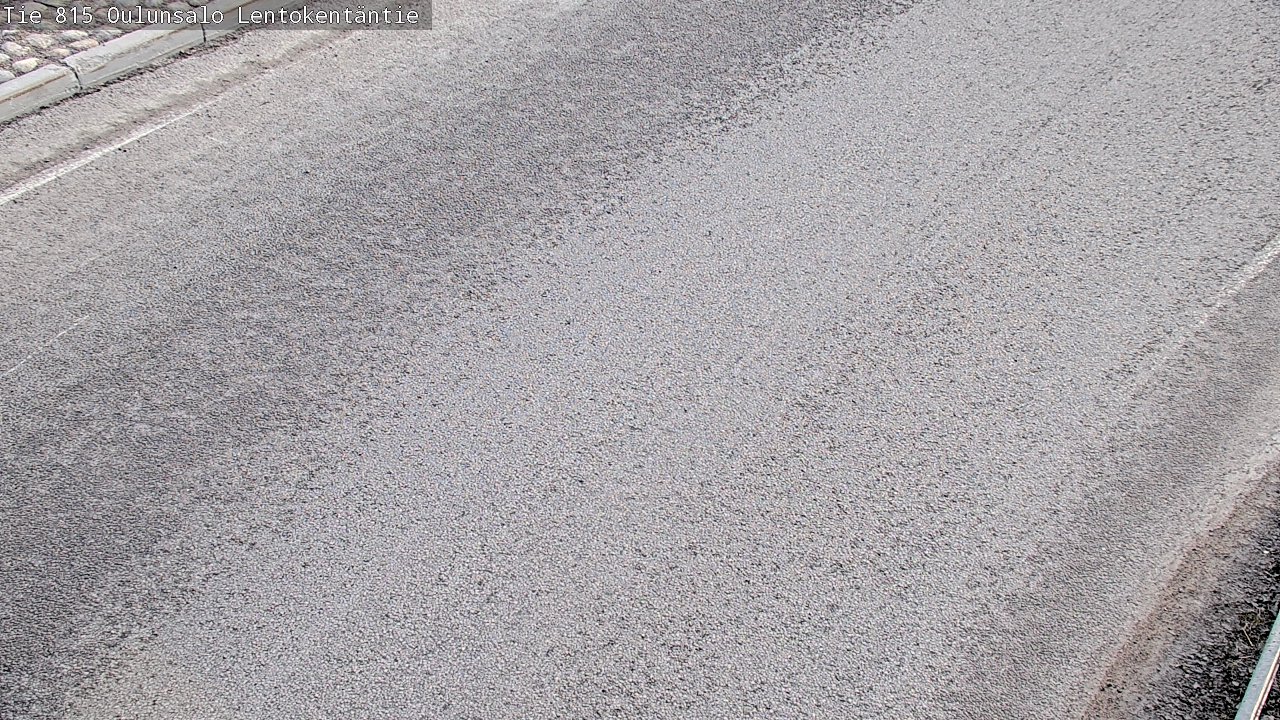 Weather Camera Image Väg 816 Uleåsalo, Lentokentäntie, Oulu, Pohjois-Pohjanmaa