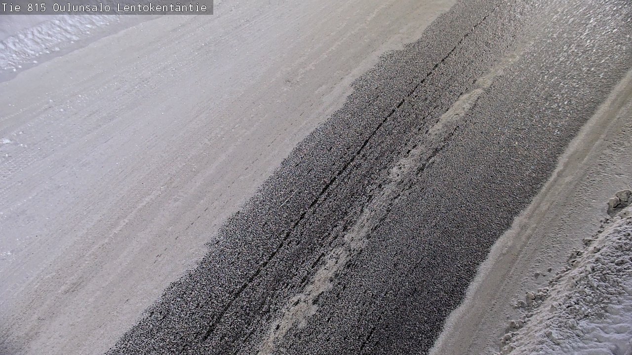 Weather Camera Image Road 816 Oulunsalo, Lentokentäntie, Oulu, Pohjois-Pohjanmaa