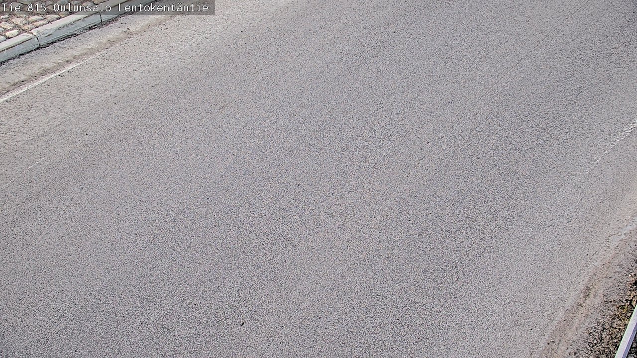Weather Camera Image Väg 816 Uleåsalo, Lentokentäntie, Oulu, Pohjois-Pohjanmaa