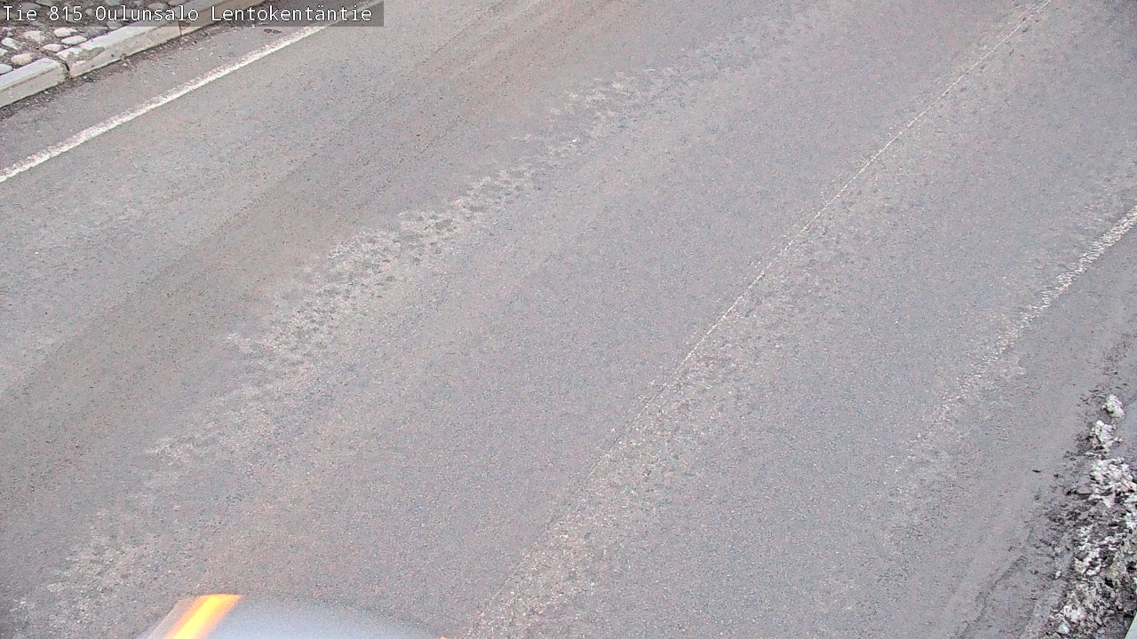 Weather Camera Image Road 816 Oulunsalo, Lentokentäntie, Oulu, Pohjois-Pohjanmaa