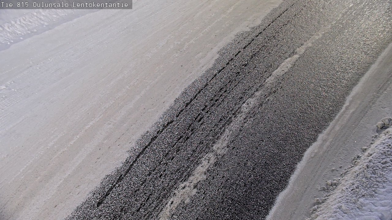 Weather Camera Image Road 816 Oulunsalo, Lentokentäntie, Oulu, Pohjois-Pohjanmaa