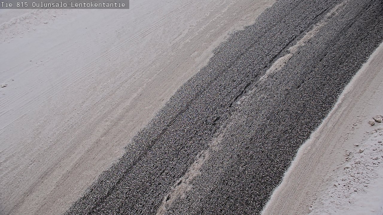 Weather Camera Image Road 816 Oulunsalo, Lentokentäntie, Oulu, Pohjois-Pohjanmaa