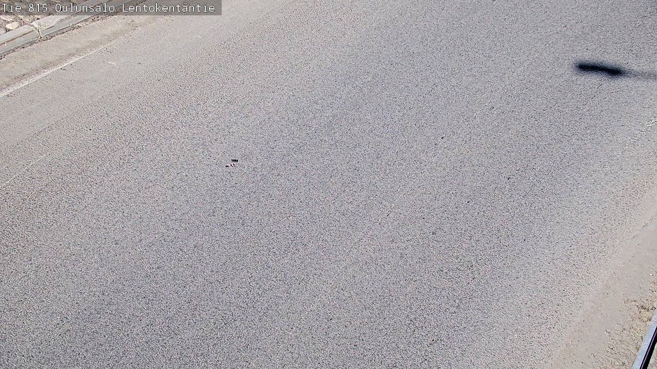 Weather Camera Image Väg 816 Uleåsalo, Lentokentäntie, Oulu, Pohjois-Pohjanmaa