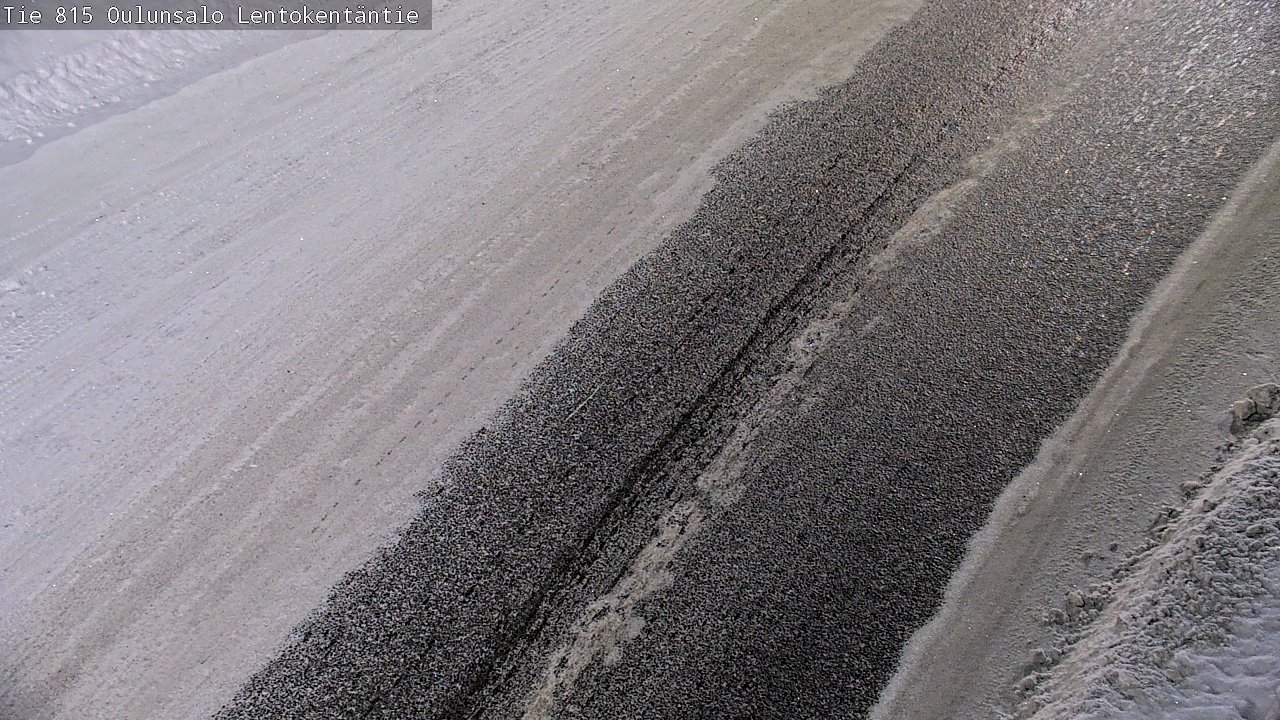 Weather Camera Image Road 816 Oulunsalo, Lentokentäntie, Oulu, Pohjois-Pohjanmaa