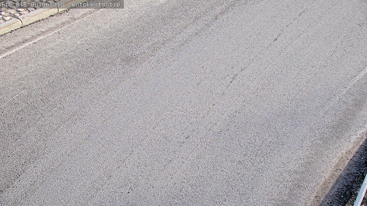 Weather Camera Image Väg 816 Uleåsalo, Lentokentäntie, Oulu, Pohjois-Pohjanmaa
