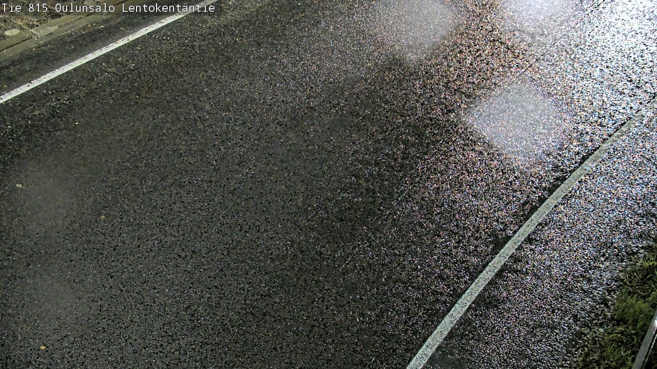 Weather Camera Image Väg 816 Uleåsalo, Lentokentäntie, Oulu, Pohjois-Pohjanmaa