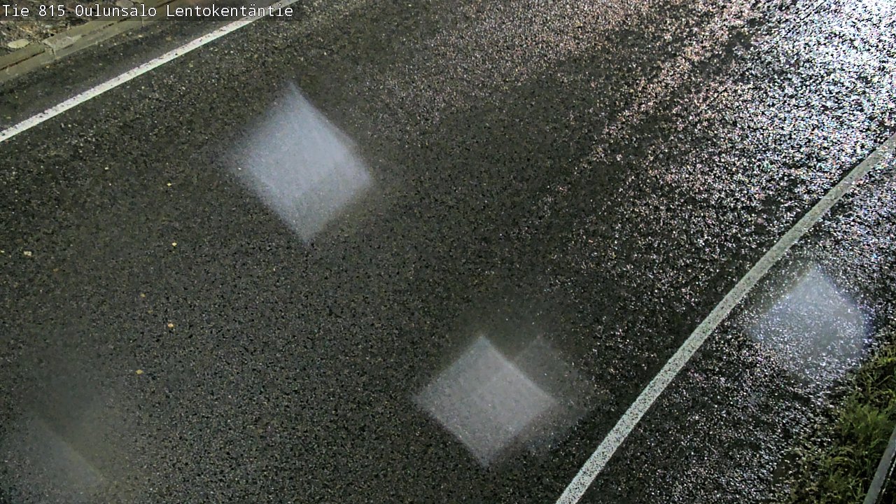 Weather Camera Image Väg 816 Uleåsalo, Lentokentäntie, Oulu, Pohjois-Pohjanmaa