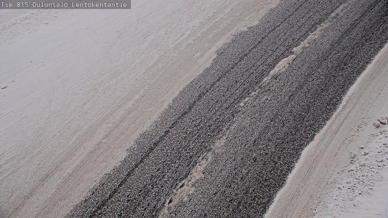 Weather Camera Image Road 816 Oulunsalo, Lentokentäntie, Oulu, Pohjois-Pohjanmaa