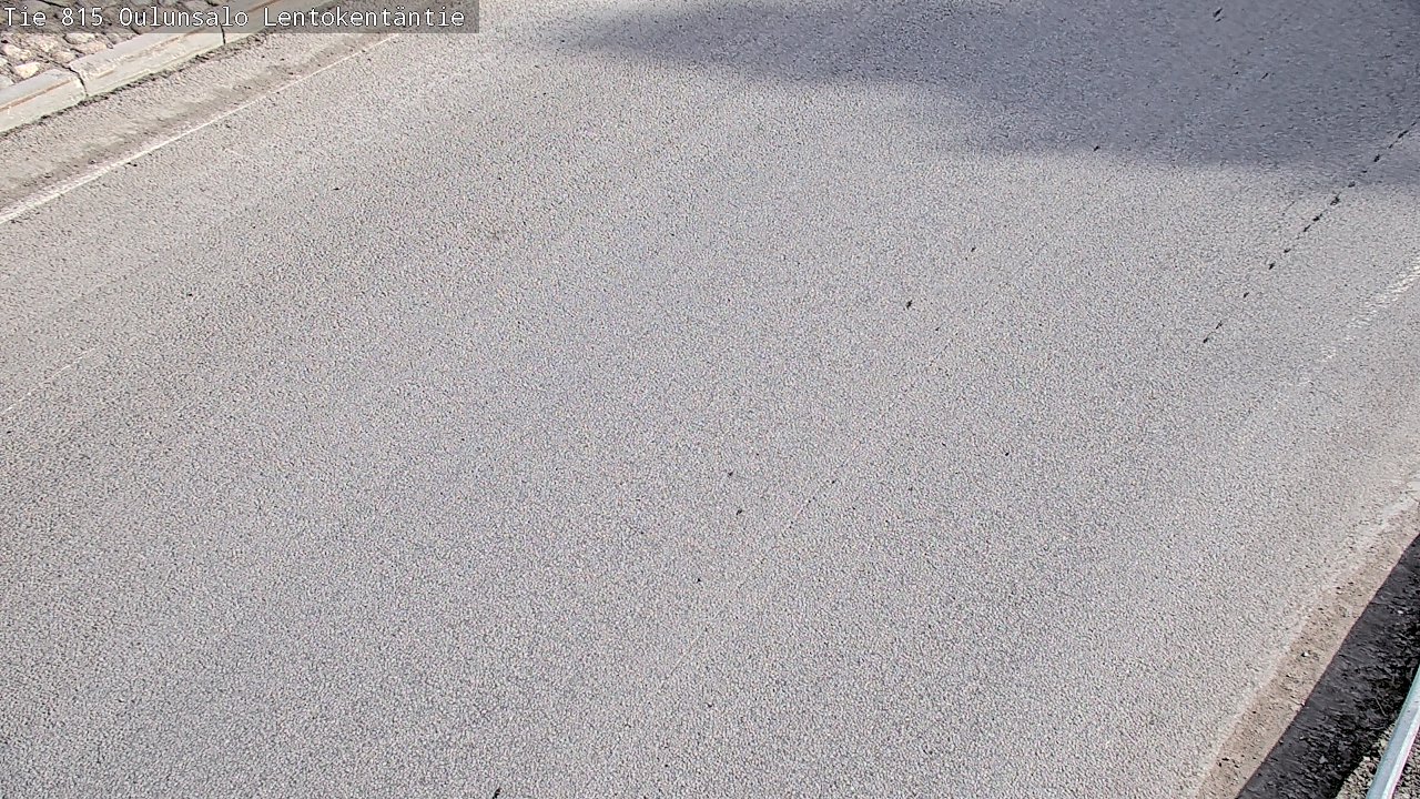 Weather Camera Image Väg 816 Uleåsalo, Lentokentäntie, Oulu, Pohjois-Pohjanmaa