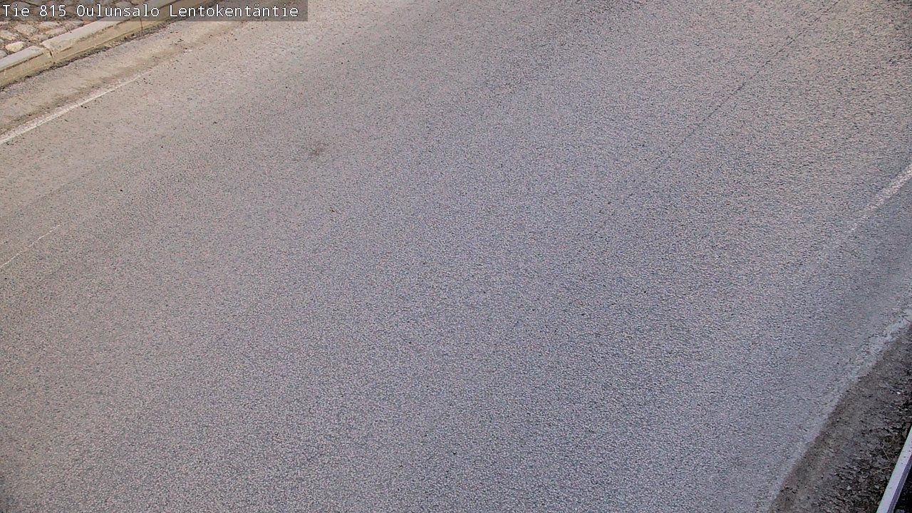 Weather Camera Image Road 816 Oulunsalo, Lentokentäntie, Oulu, Pohjois-Pohjanmaa