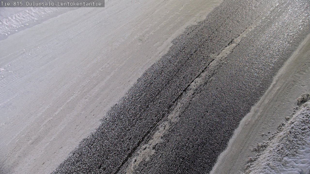 Weather Camera Image Road 816 Oulunsalo, Lentokentäntie, Oulu, Pohjois-Pohjanmaa