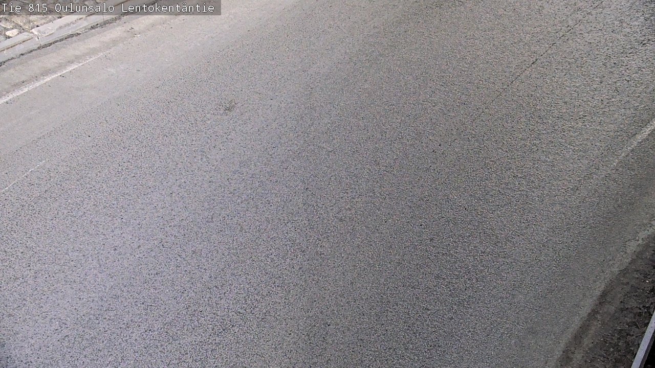 Weather Camera Image Road 816 Oulunsalo, Lentokentäntie, Oulu, Pohjois-Pohjanmaa