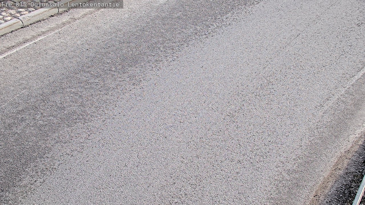 Weather Camera Image Väg 816 Uleåsalo, Lentokentäntie, Oulu, Pohjois-Pohjanmaa
