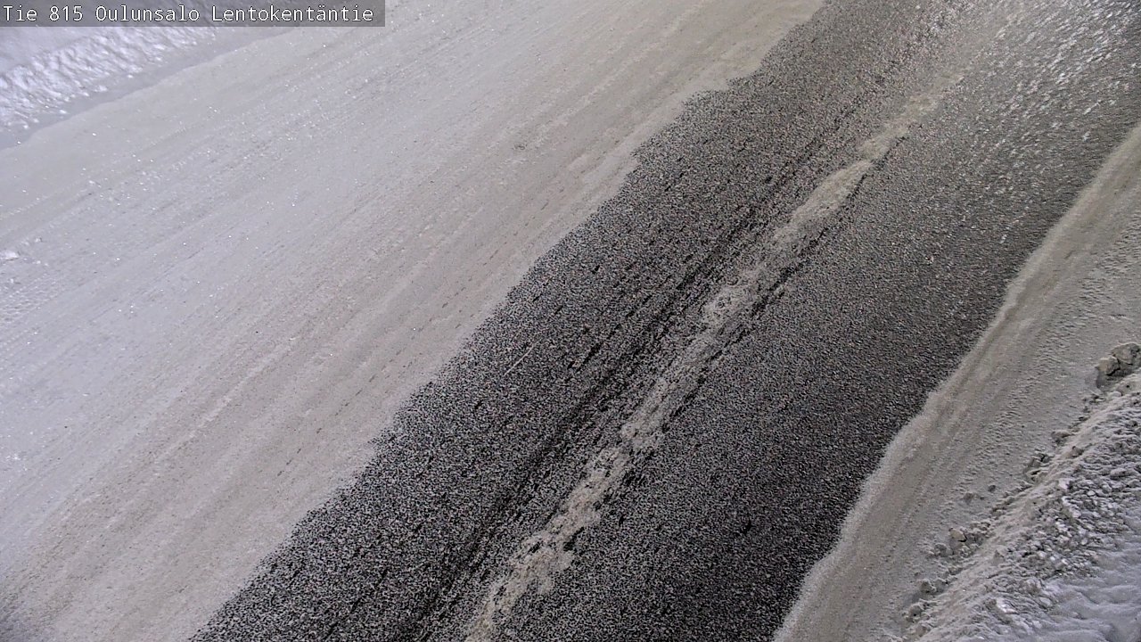Weather Camera Image Road 816 Oulunsalo, Lentokentäntie, Oulu, Pohjois-Pohjanmaa