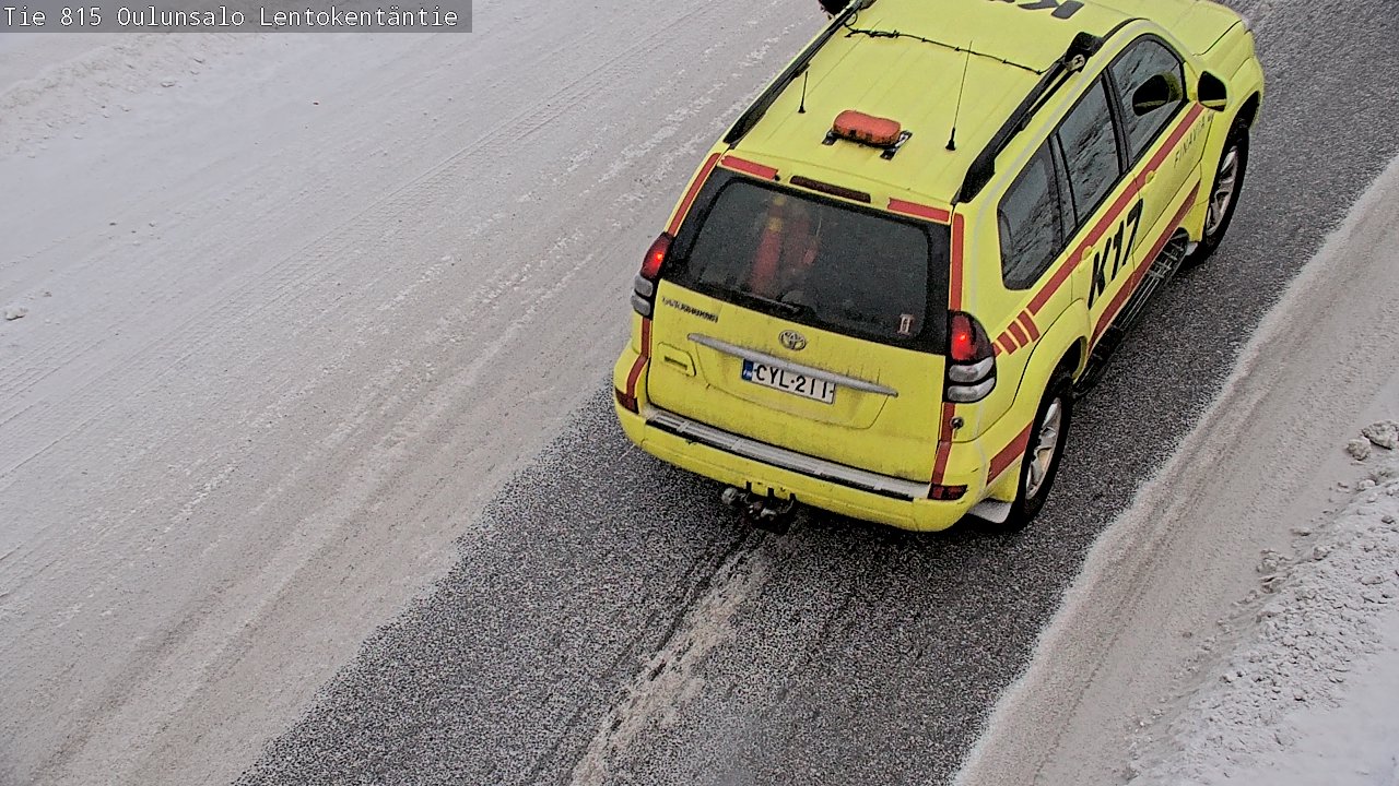 Kelikamerat Kuva Tie 816 Oulunsalo, Lentokentäntie, Oulu, Pohjois-Pohjanmaa