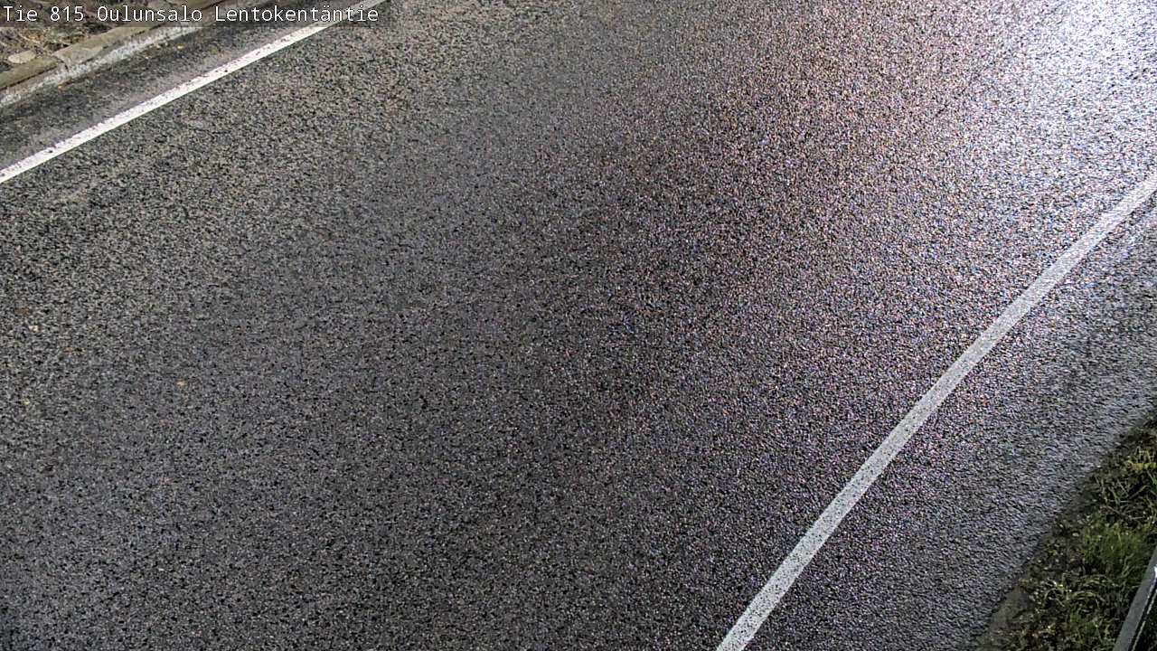 Weather Camera Image Väg 816 Uleåsalo, Lentokentäntie, Oulu, Pohjois-Pohjanmaa