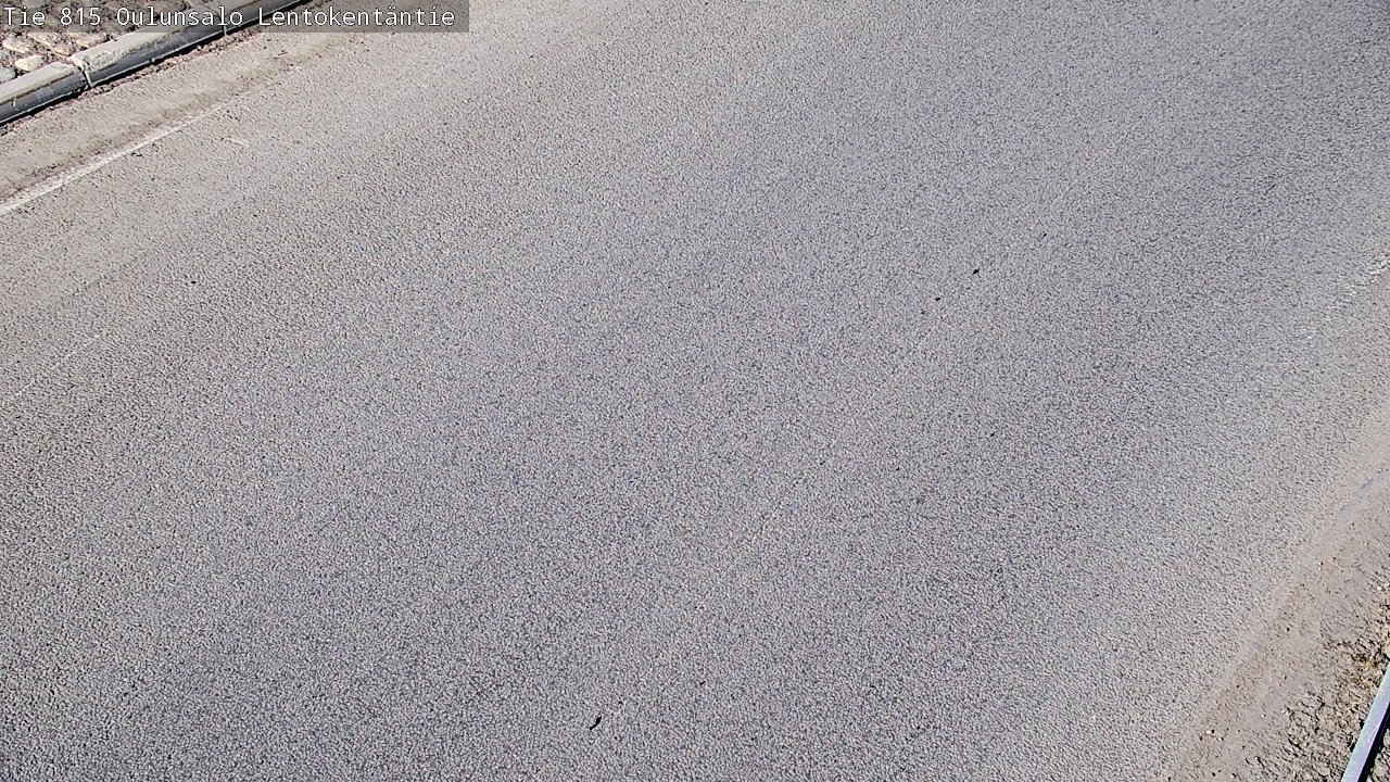 Weather Camera Image Väg 816 Uleåsalo, Lentokentäntie, Oulu, Pohjois-Pohjanmaa