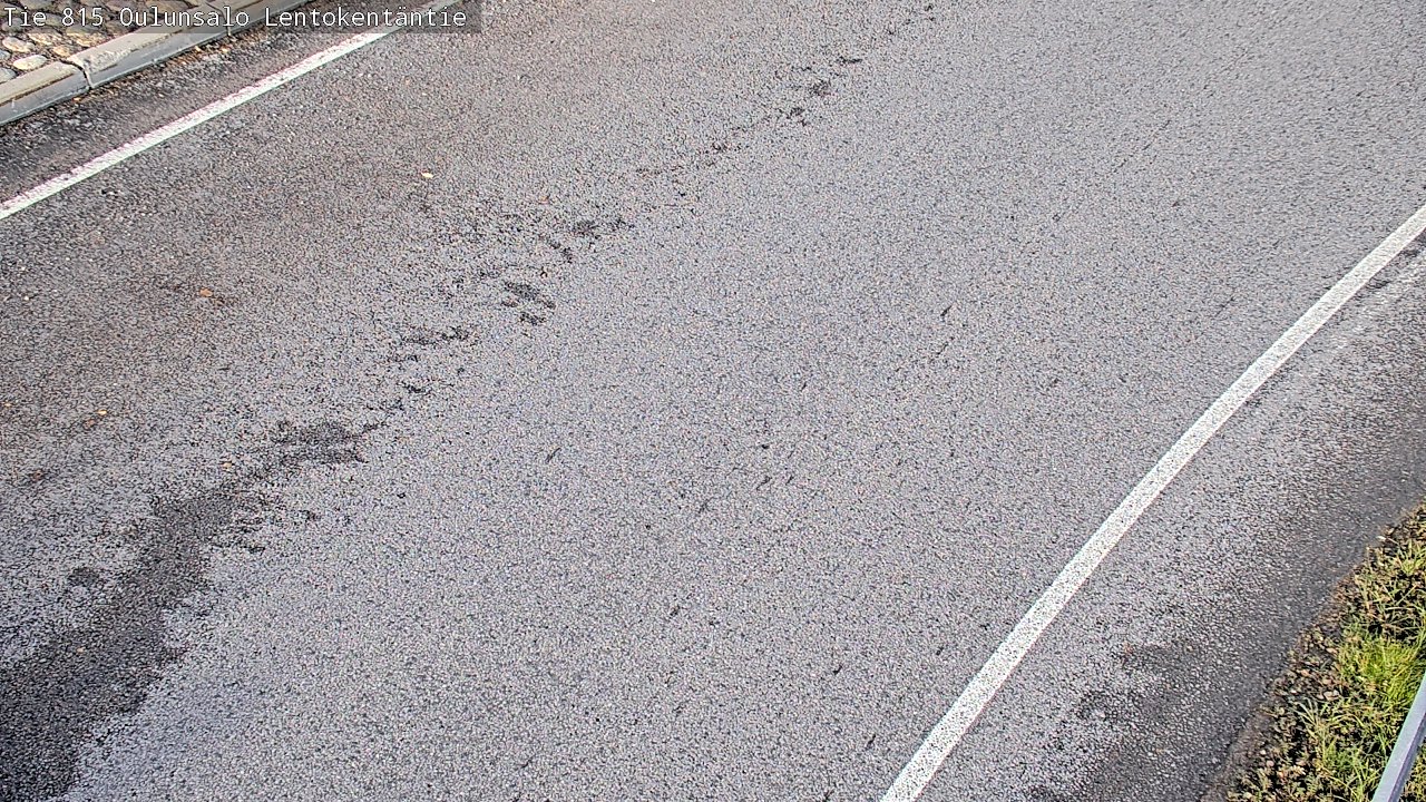 Weather Camera Image Väg 816 Uleåsalo, Lentokentäntie, Oulu, Pohjois-Pohjanmaa