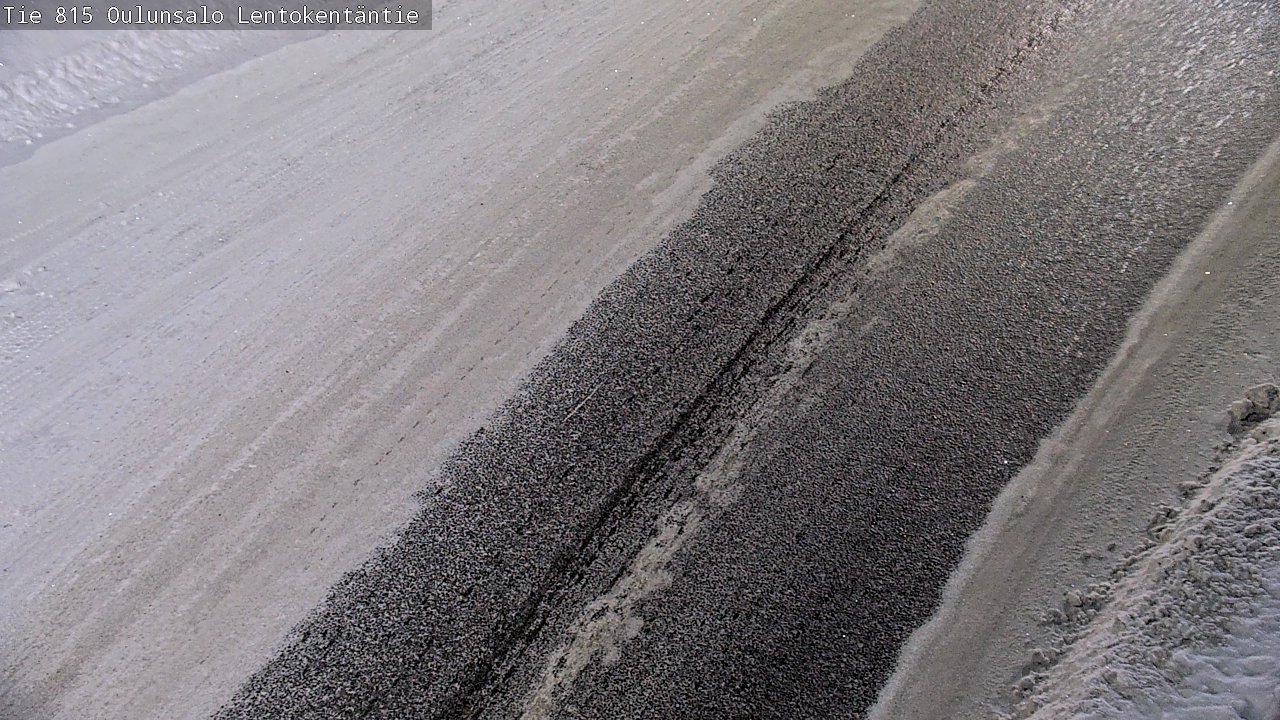 Weather Camera Image Road 816 Oulunsalo, Lentokentäntie, Oulu, Pohjois-Pohjanmaa