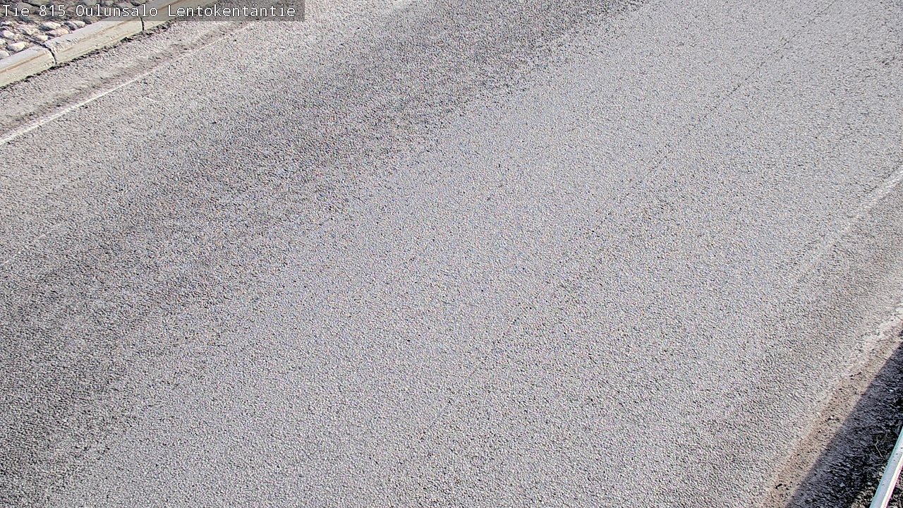 Weather Camera Image Väg 816 Uleåsalo, Lentokentäntie, Oulu, Pohjois-Pohjanmaa
