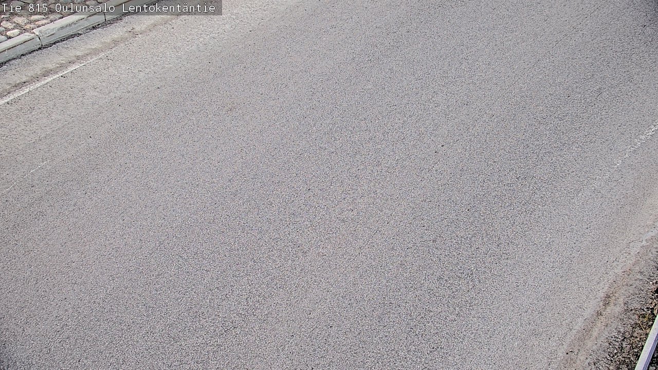 Weather Camera Image Väg 816 Uleåsalo, Lentokentäntie, Oulu, Pohjois-Pohjanmaa