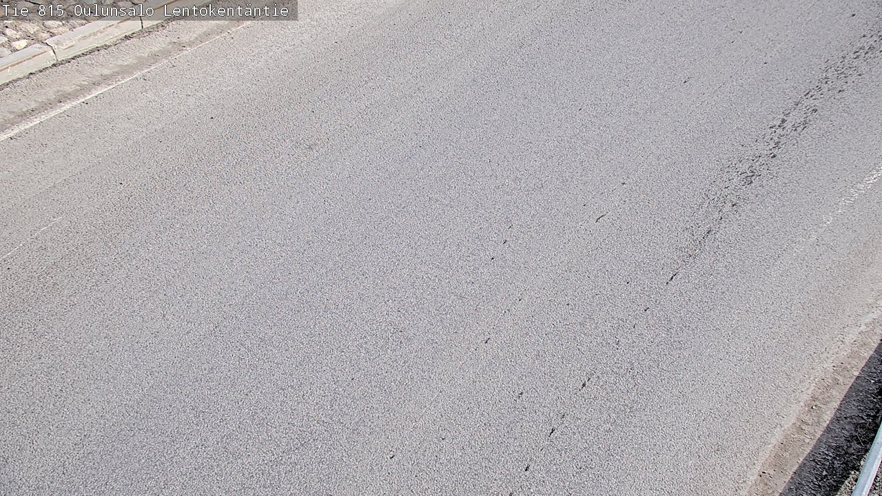 Weather Camera Image Väg 816 Uleåsalo, Lentokentäntie, Oulu, Pohjois-Pohjanmaa