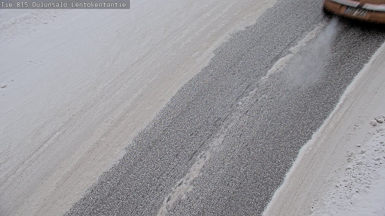 Weather Camera Image Road 816 Oulunsalo, Lentokentäntie, Oulu, Pohjois-Pohjanmaa