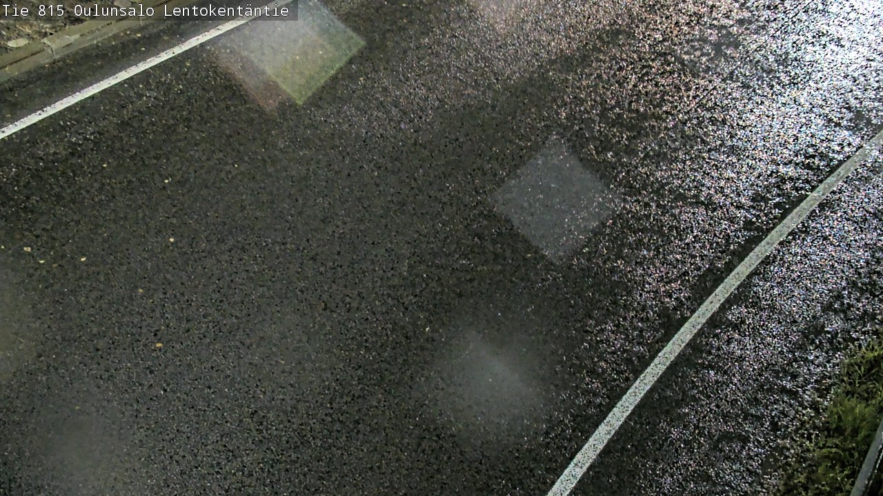 Weather Camera Image Väg 816 Uleåsalo, Lentokentäntie, Oulu, Pohjois-Pohjanmaa