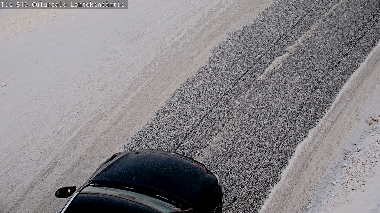 Weather Camera Image Road 816 Oulunsalo, Lentokentäntie, Oulu, Pohjois-Pohjanmaa