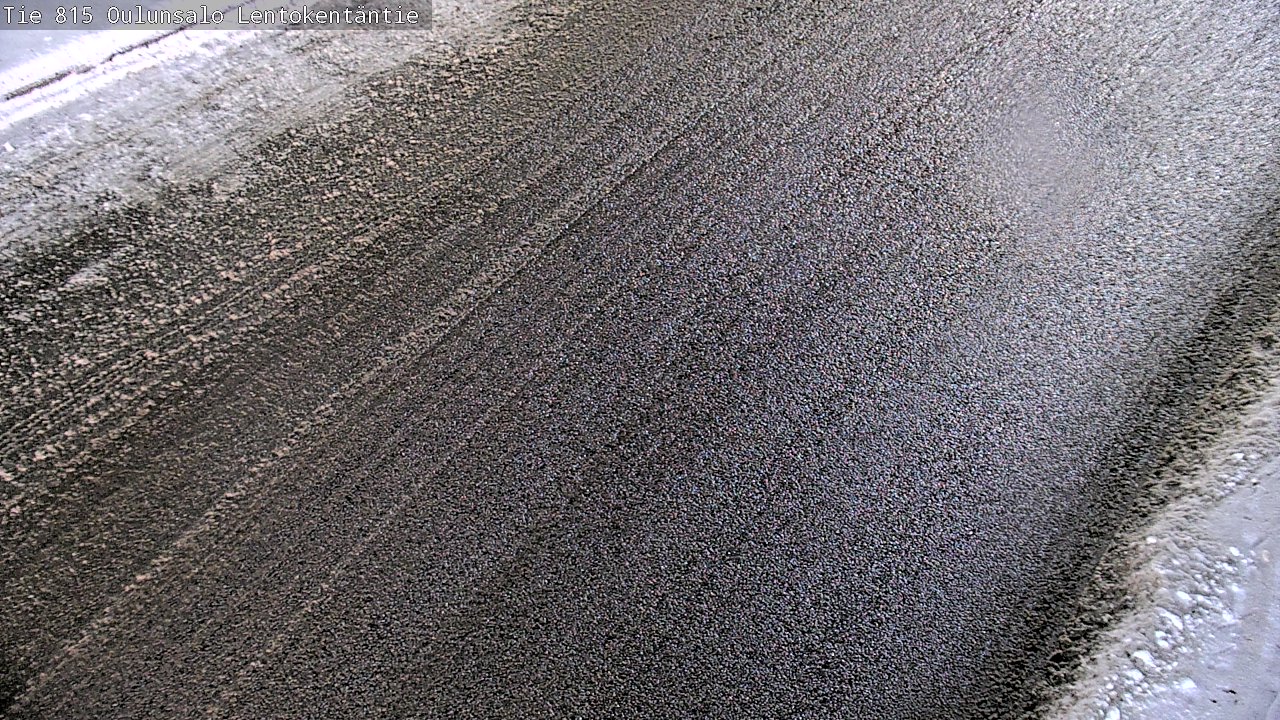 Weather Camera Image Väg 816 Uleåsalo, Lentokentäntie, Oulu, Pohjois-Pohjanmaa