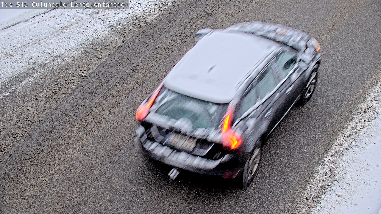 Weather Camera Image Väg 816 Uleåsalo, Lentokentäntie, Oulu, Pohjois-Pohjanmaa