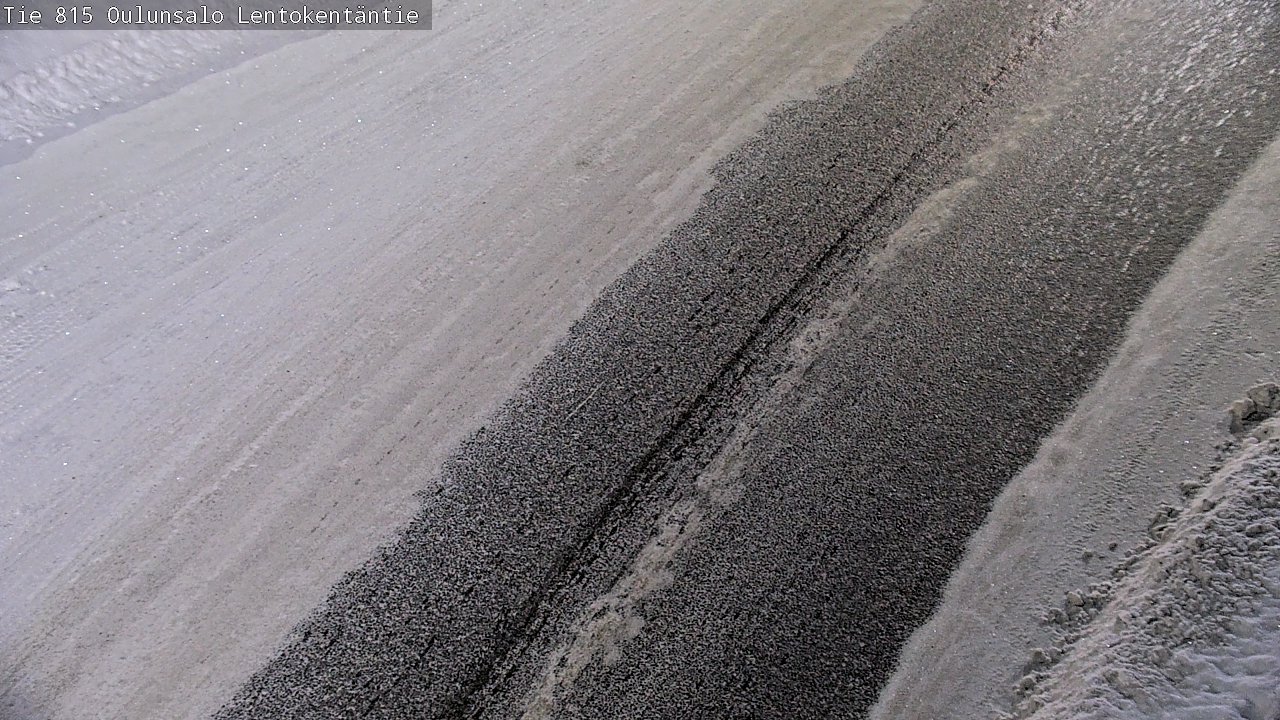 Weather Camera Image Road 816 Oulunsalo, Lentokentäntie, Oulu, Pohjois-Pohjanmaa
