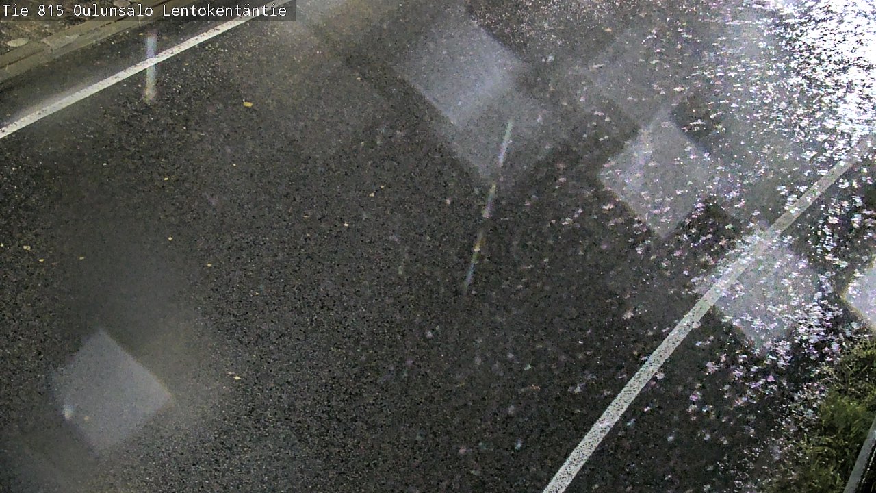 Weather Camera Image Väg 816 Uleåsalo, Lentokentäntie, Oulu, Pohjois-Pohjanmaa