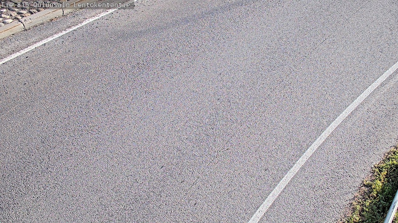 Weather Camera Image Road 816 Oulunsalo, Lentokentäntie, Oulu, Pohjois-Pohjanmaa