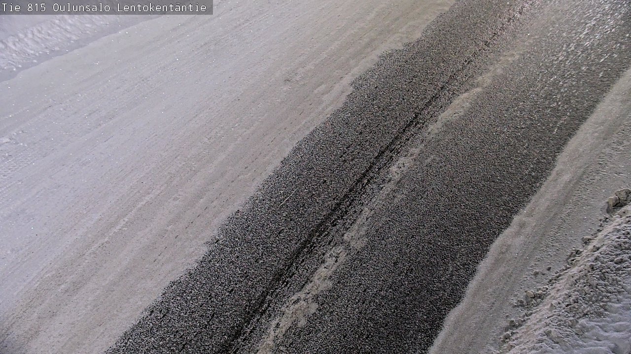 Weather Camera Image Road 816 Oulunsalo, Lentokentäntie, Oulu, Pohjois-Pohjanmaa