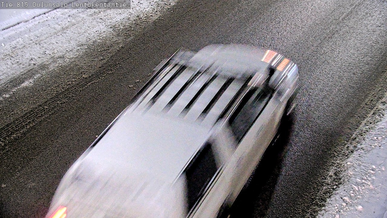 Weather Camera Image Väg 816 Uleåsalo, Lentokentäntie, Oulu, Pohjois-Pohjanmaa