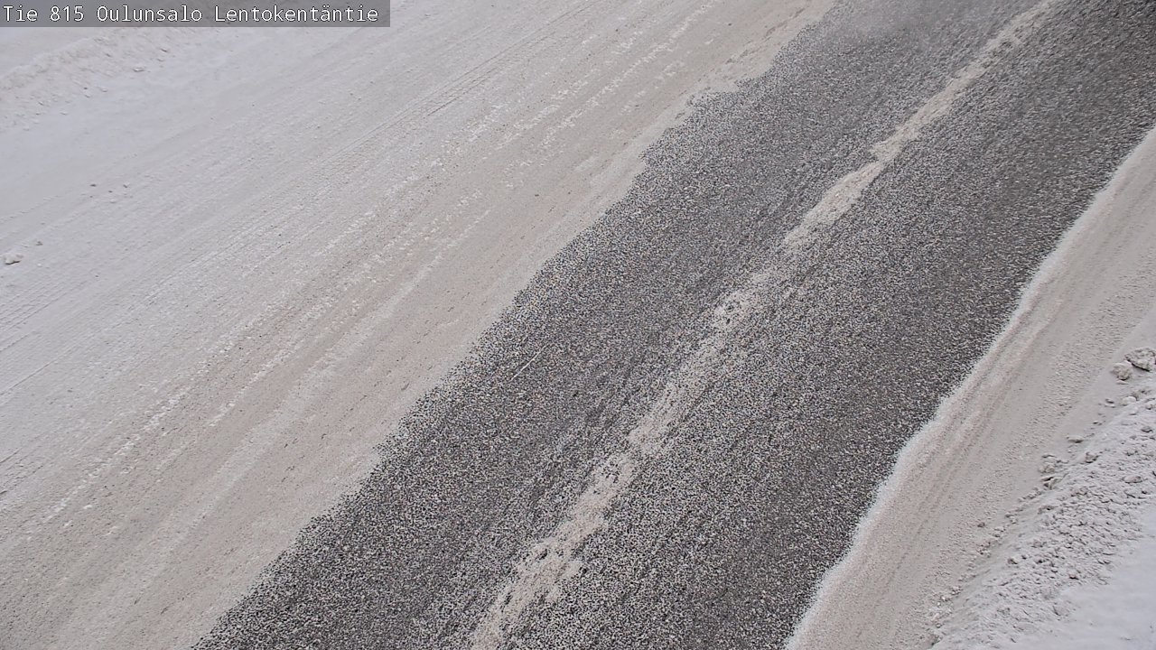 Weather Camera Image Road 816 Oulunsalo, Lentokentäntie, Oulu, Pohjois-Pohjanmaa
