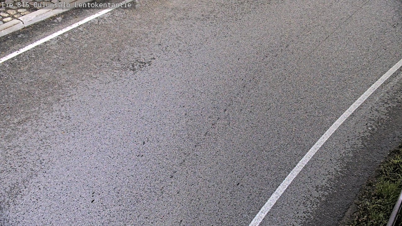 Weather Camera Image Väg 816 Uleåsalo, Lentokentäntie, Oulu, Pohjois-Pohjanmaa