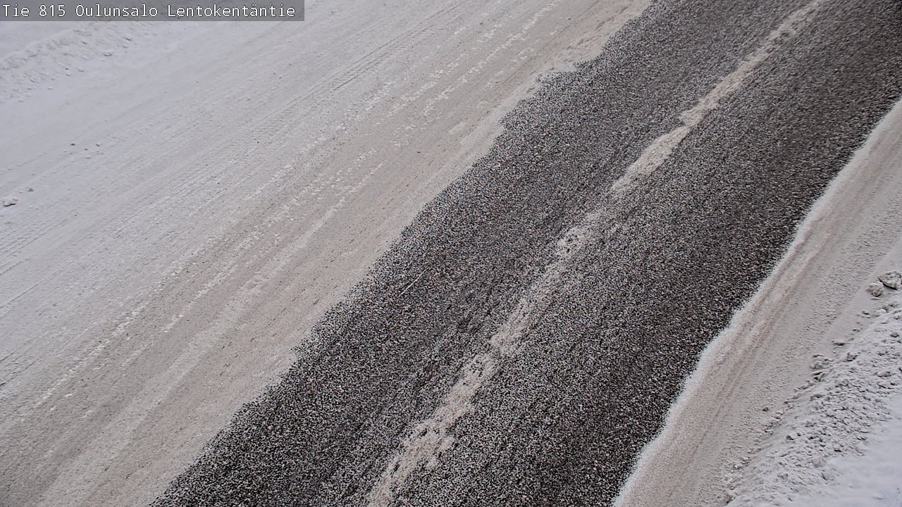 Weather Camera Image Road 816 Oulunsalo, Lentokentäntie, Oulu, Pohjois-Pohjanmaa